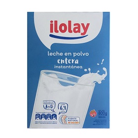 ILOLAY LECHE POLVO ENT X 800 GR